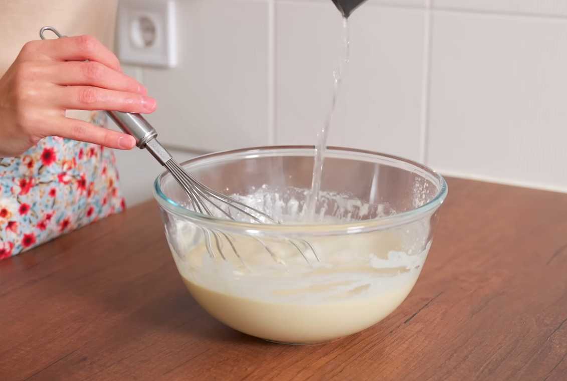 Crêpes au poulet et aux champignons - Étape 5