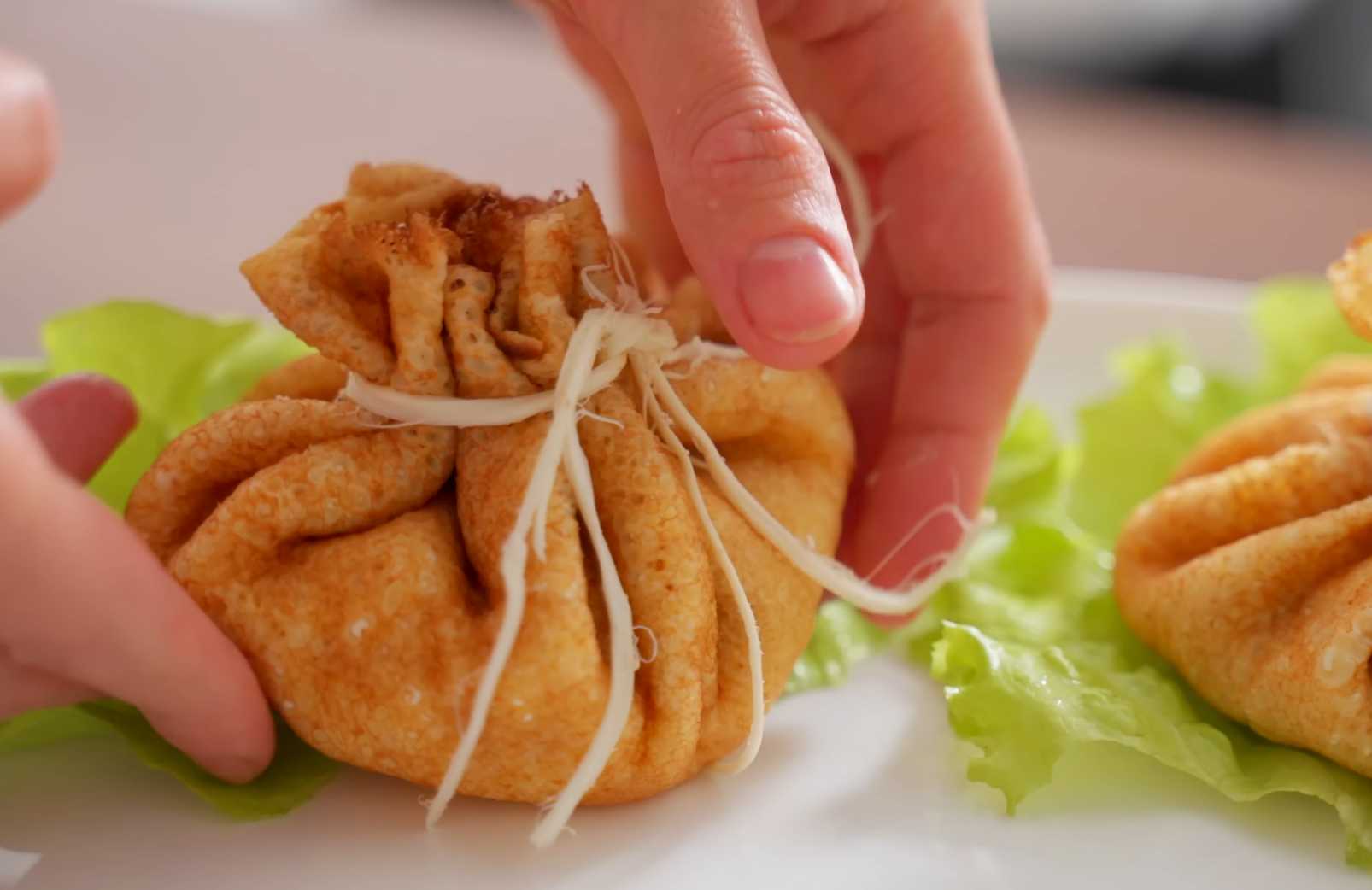 Crêpes au poulet et aux champignons - Étape 15