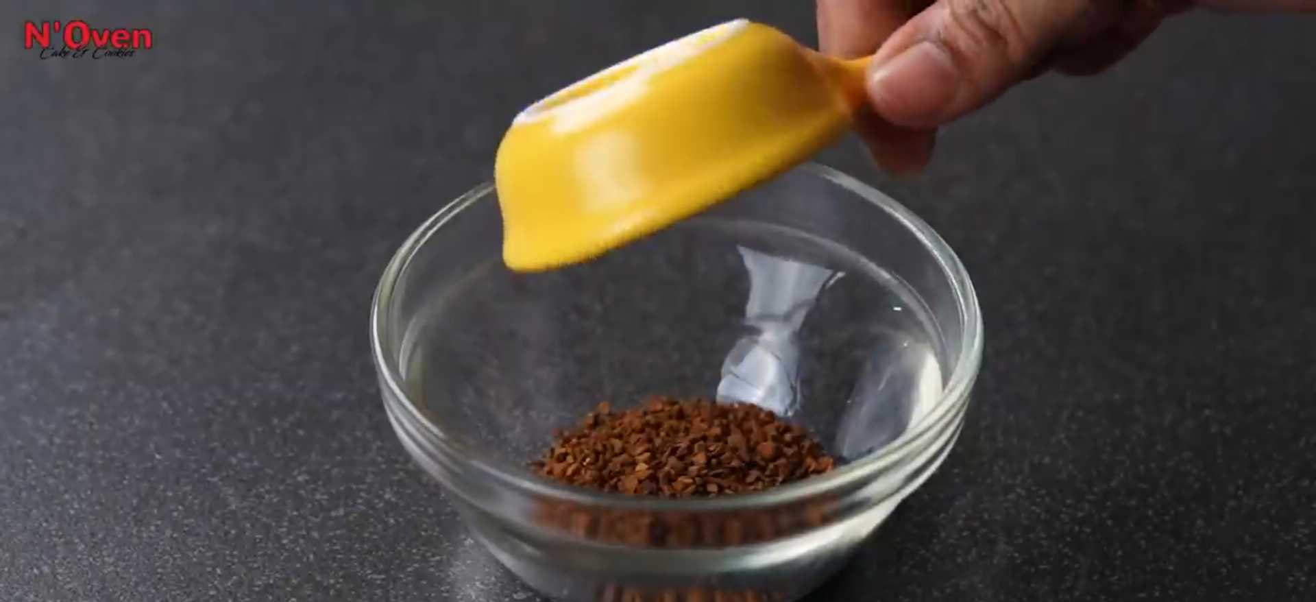 Pouding au café - Étape 1