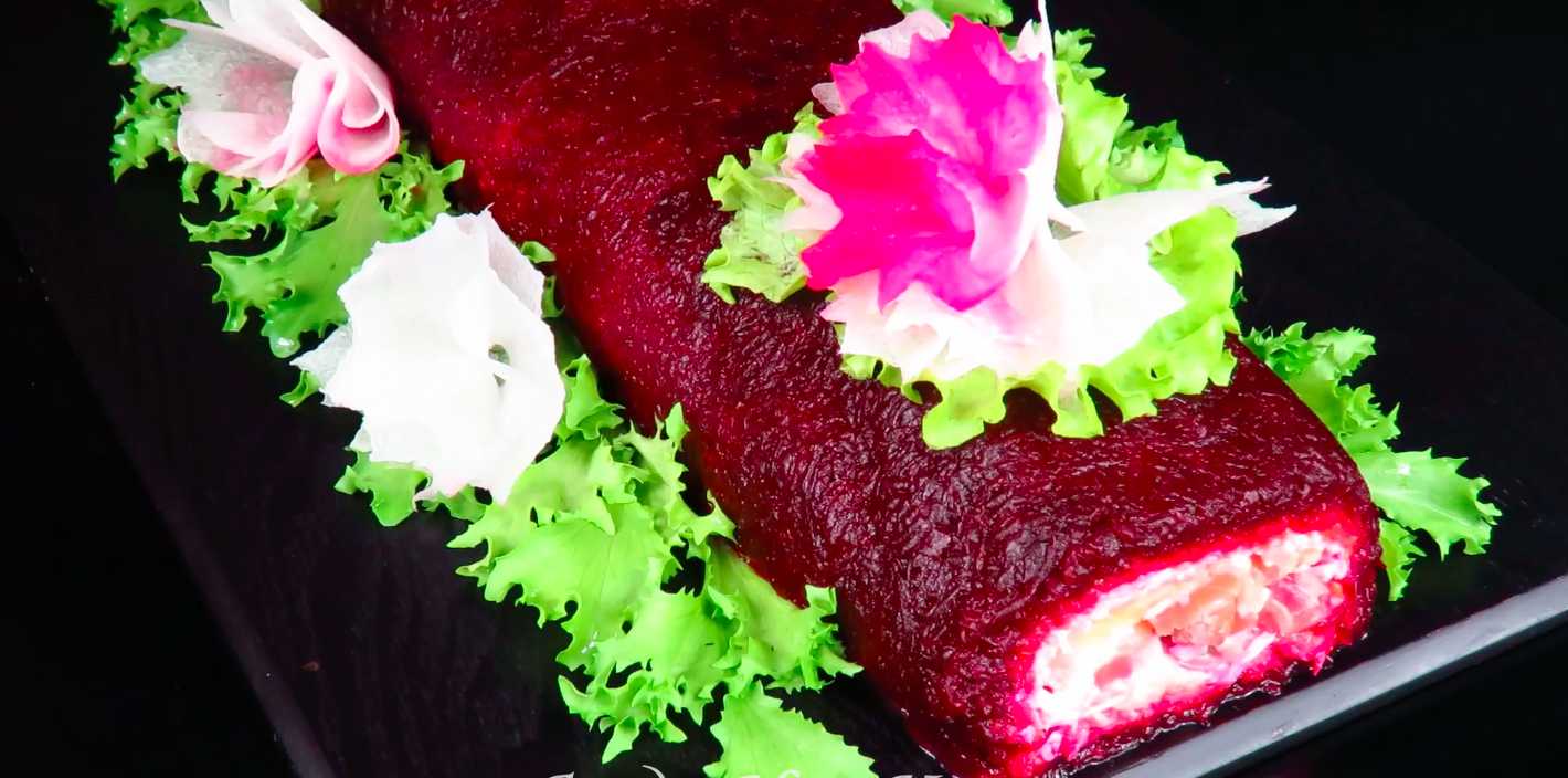 Hareng sous un rouleau de fourrure - Étape 13