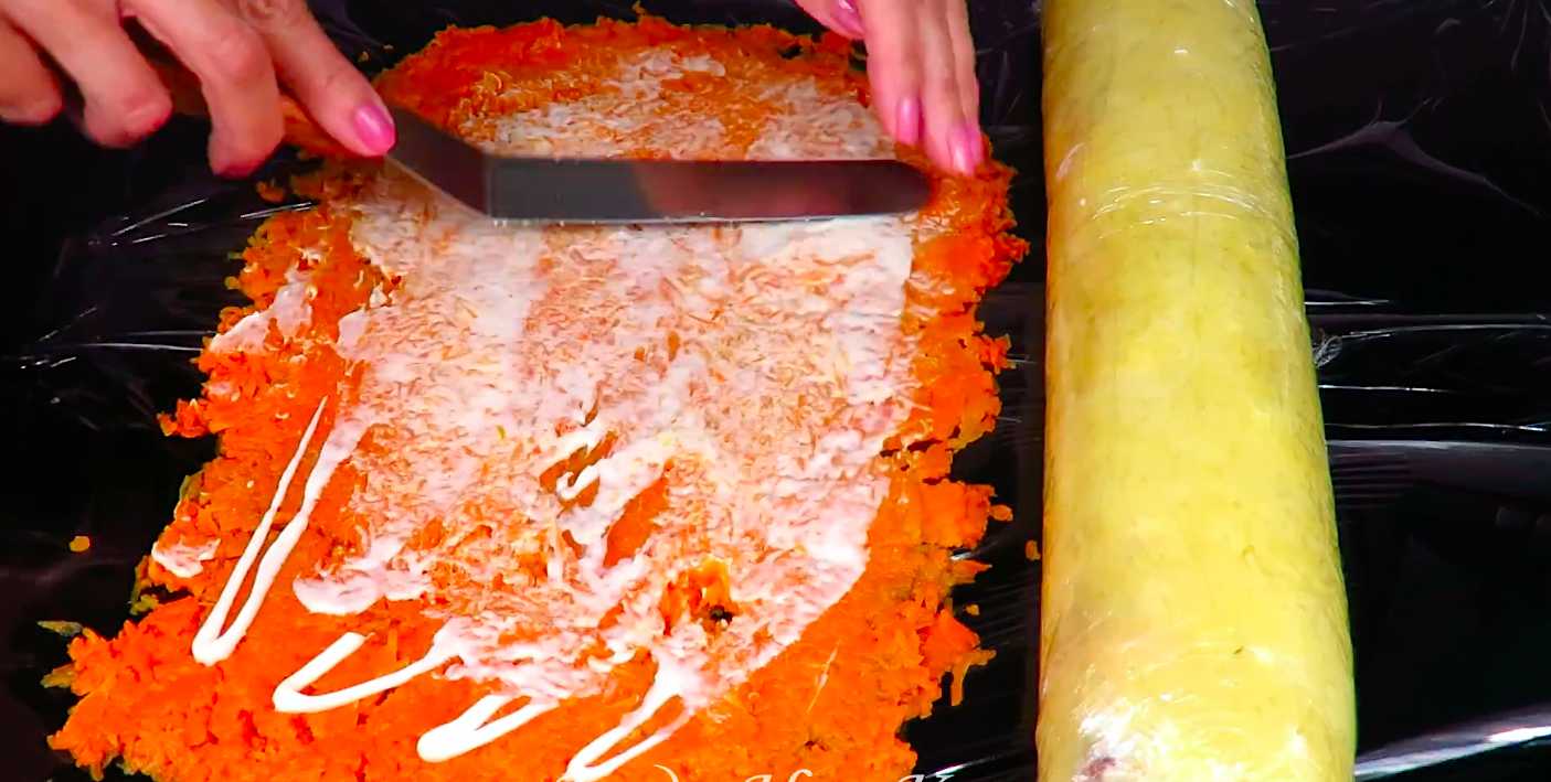 Hareng sous un rouleau de fourrure - Étape 7