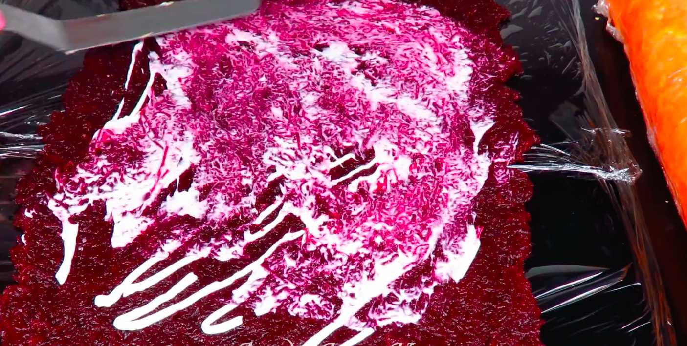 Hareng sous un manteau de fourrure roulé - Étape 11