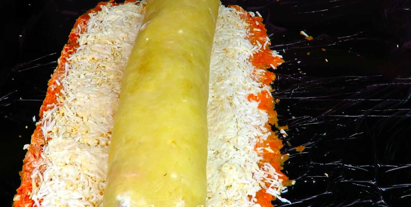 Hareng sous un rouleau de fourrure - Étape 9