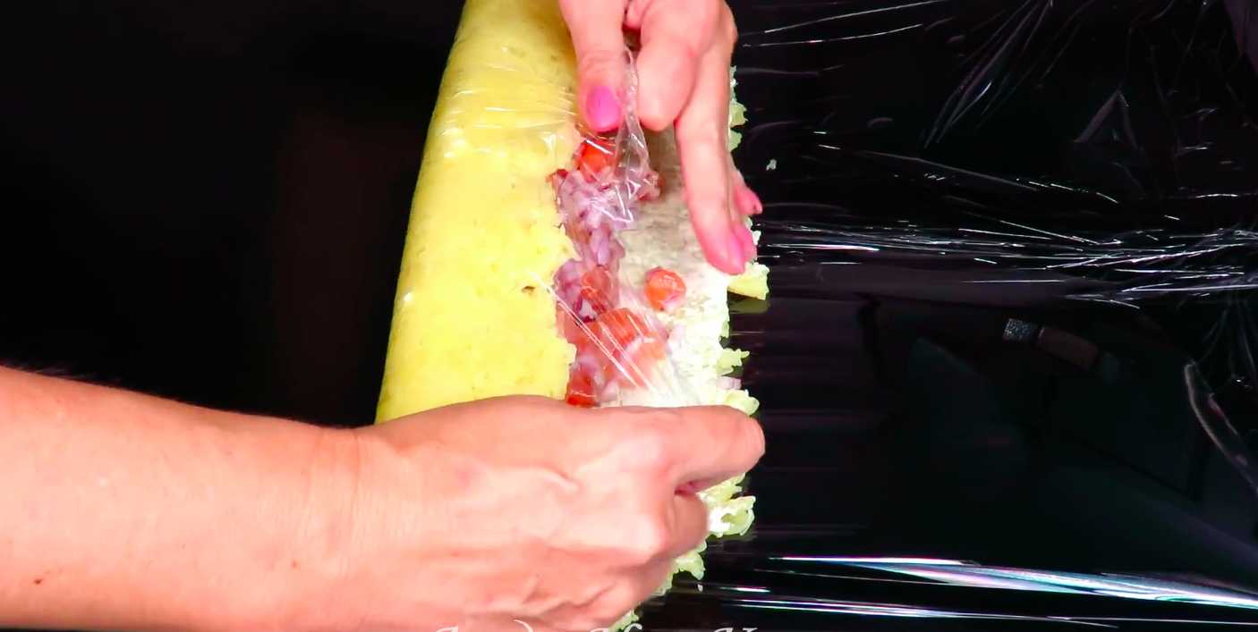 Hareng sous un rouleau de fourrure - Étape 6