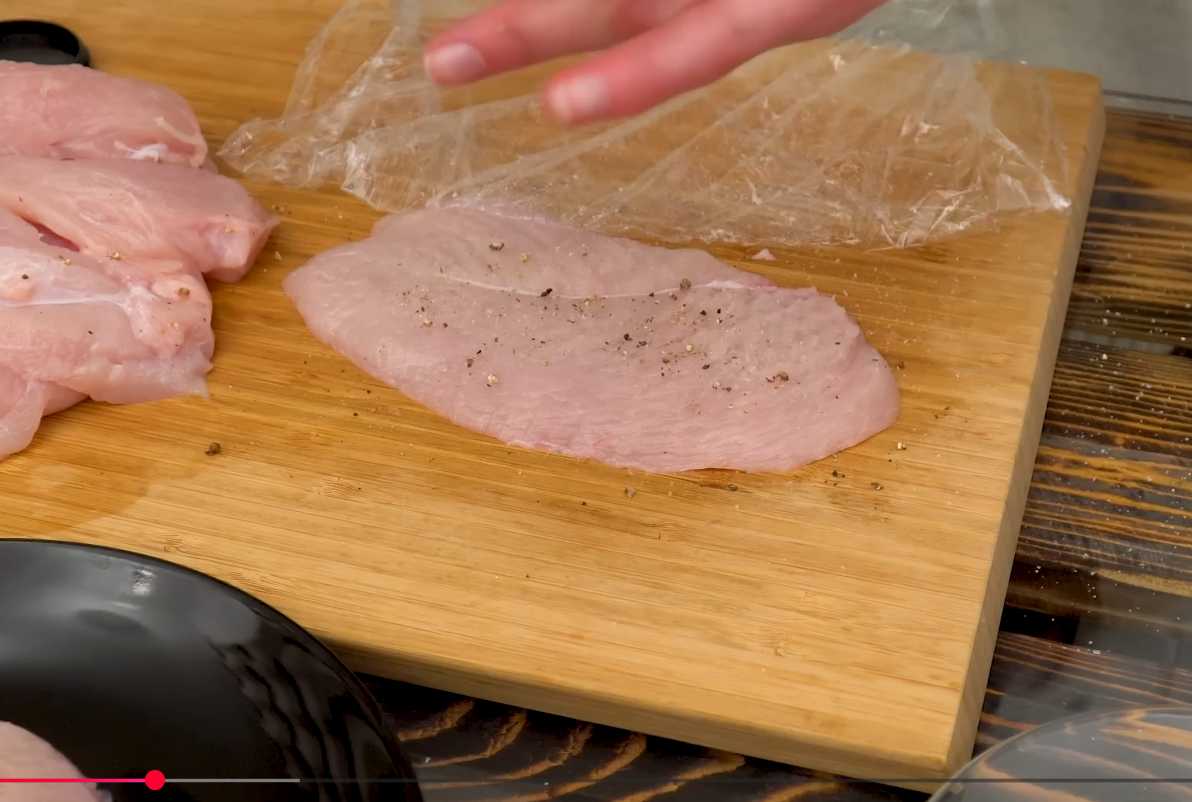 Rouleaux de poulet aux pruneaux - Étape 3