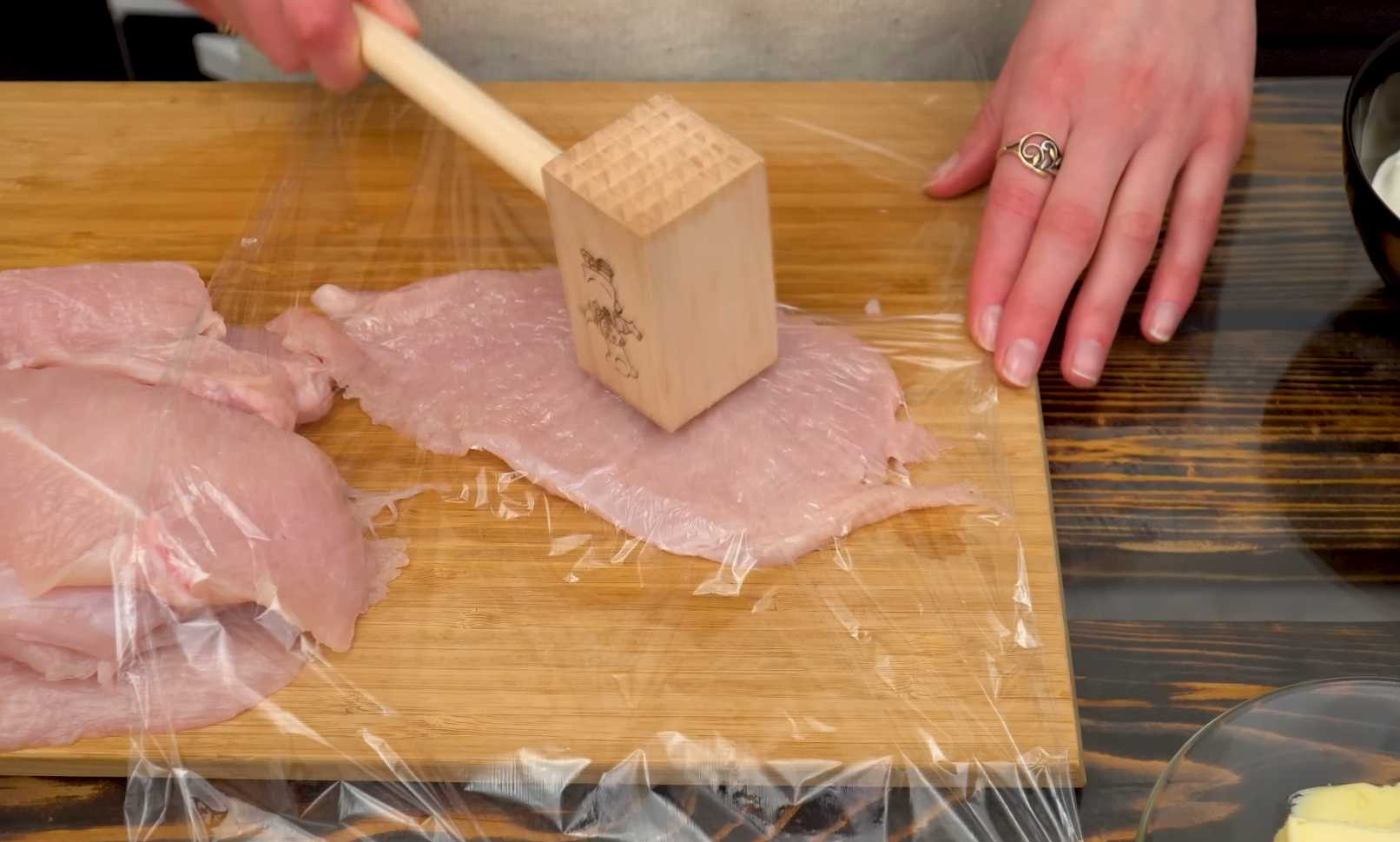 Rouleaux de poulet aux pruneaux - Étape 2