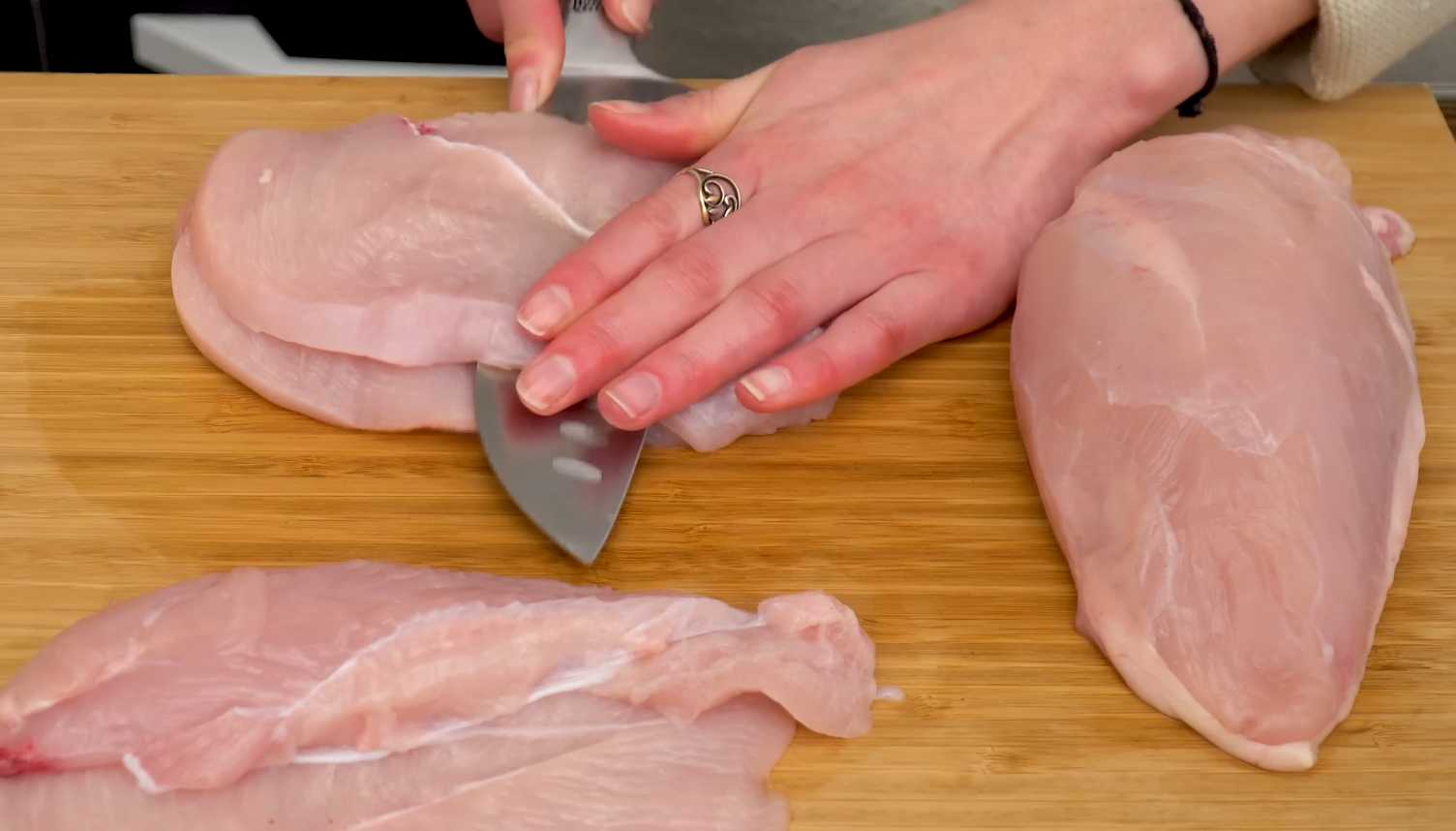 Rouleaux de poulet aux pruneaux - Étape 1