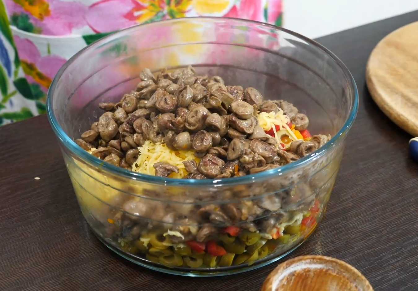 Tourte aux cœurs de poulet - Étape 8