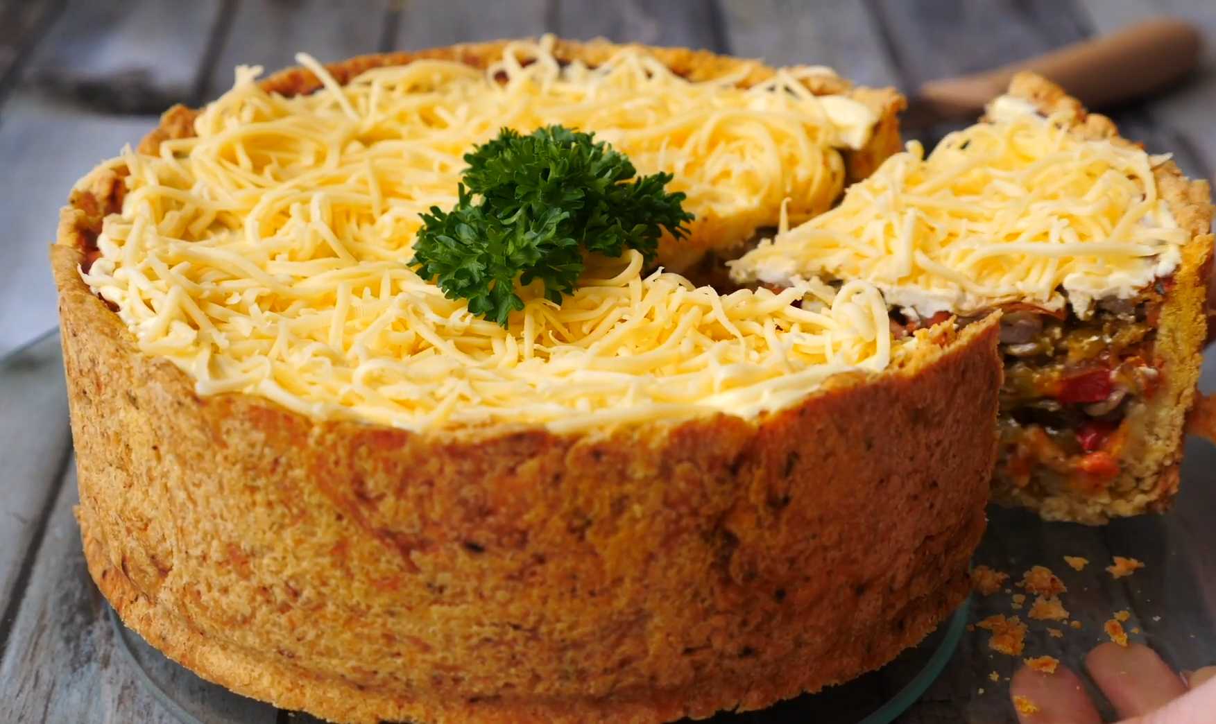 Tourte aux cœurs de poulet - Étape 14