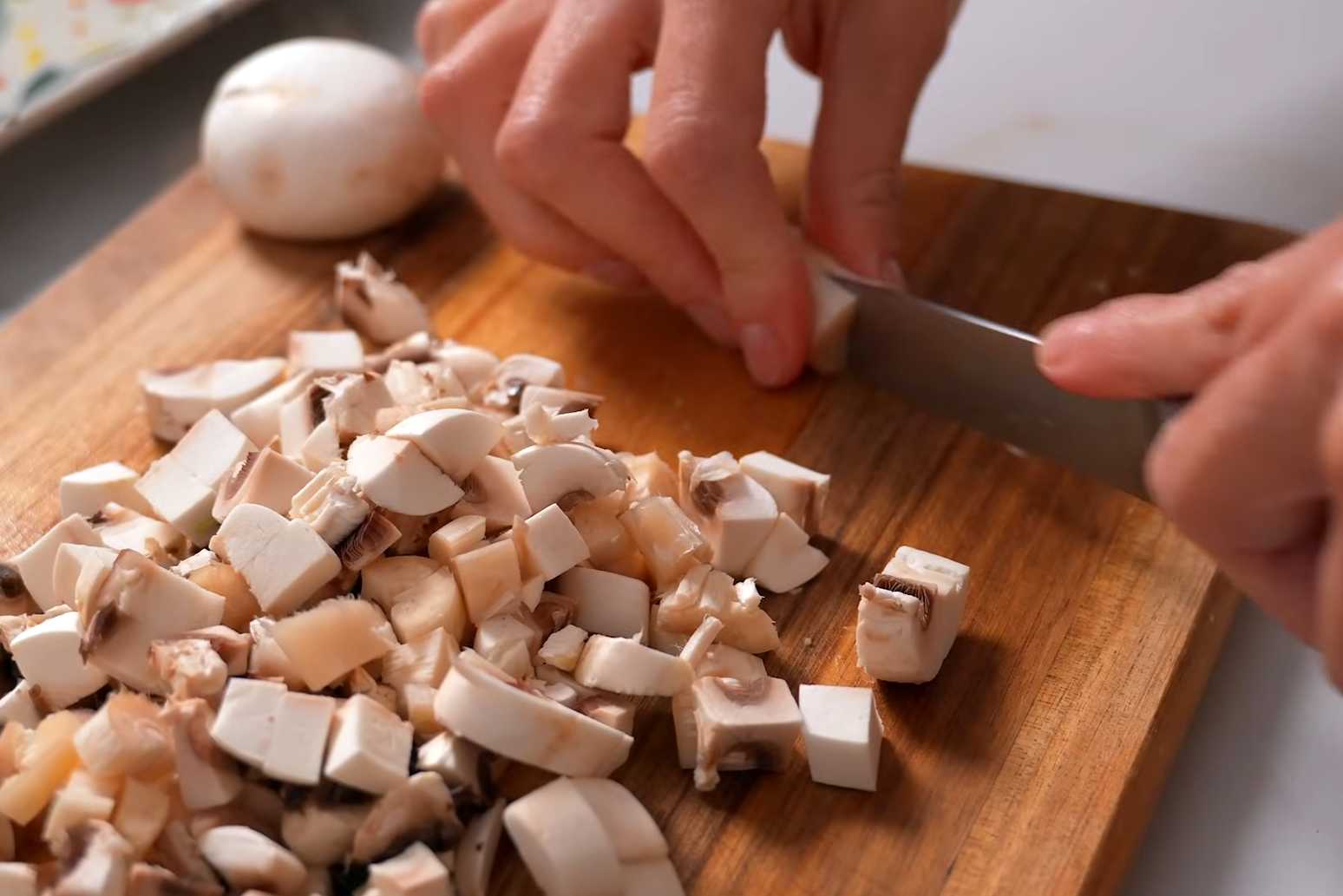 Rouleau de viande hachée aux champignons et au fromage - Étape 2
