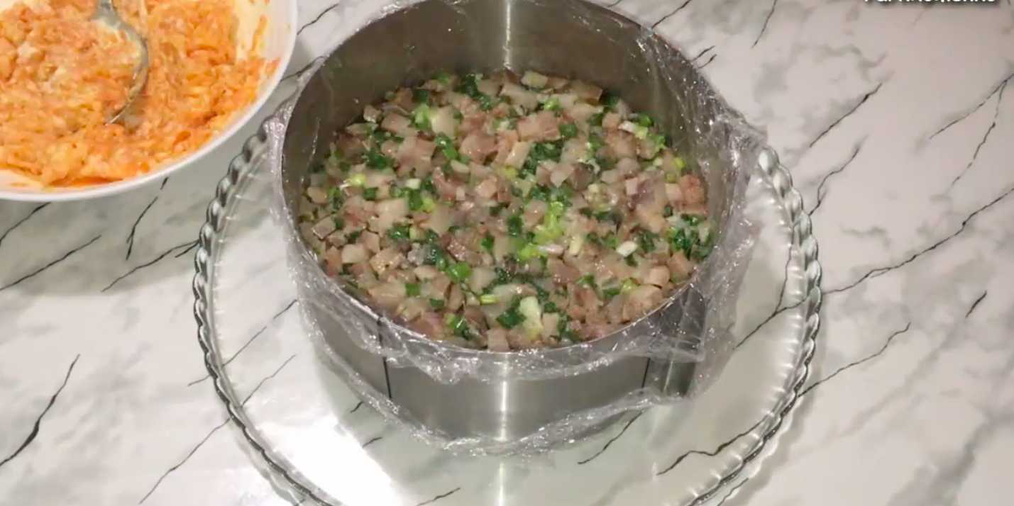 Salade de harengs sous un manteau de fourrure - Étape 7