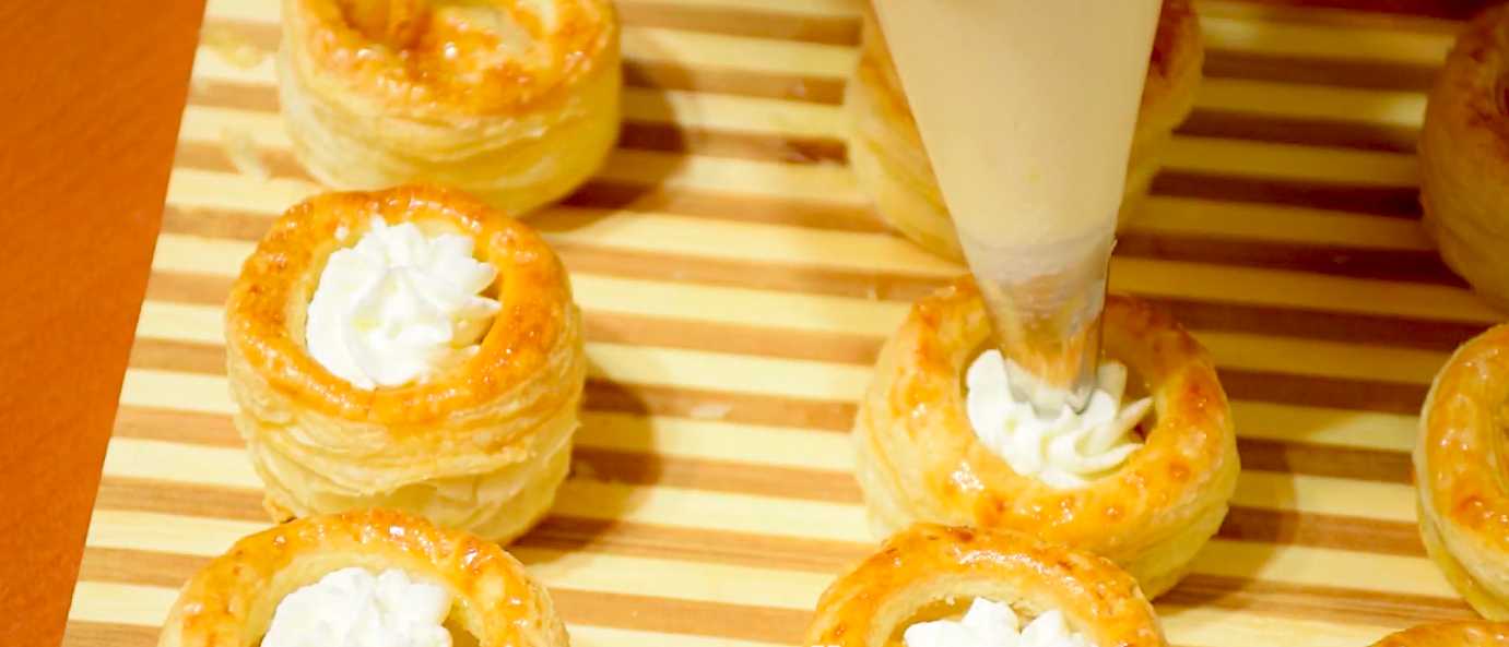 Vol-au-vent au caviar rouge - Étape 9