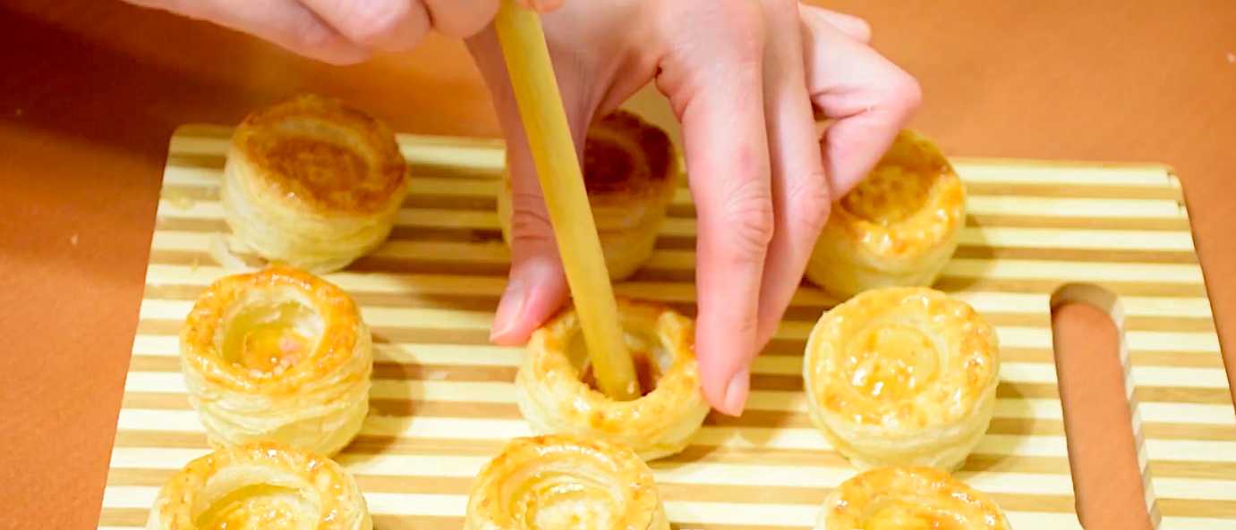 Vol-au-vent au caviar rouge - Étape 7