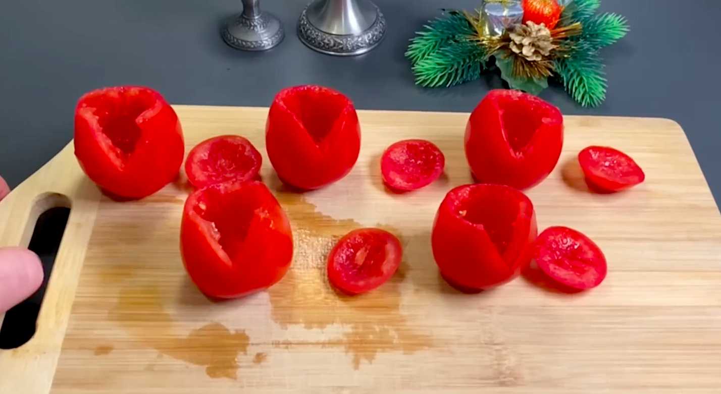 Cupcakes sushis sur le thème du Père Noël pour le Nouvel An - Étape 2