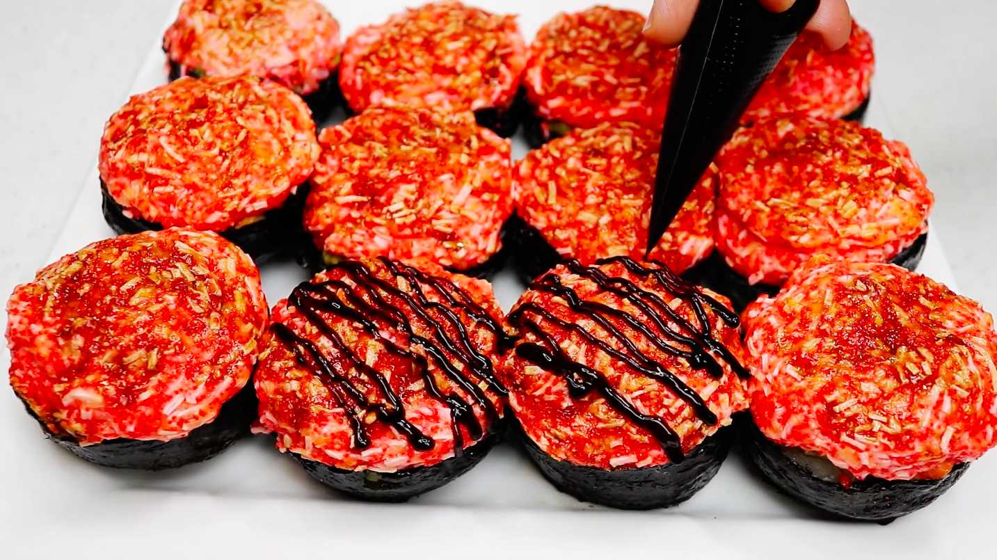 Cupcakes sushi du Nouvel An - Étape 15