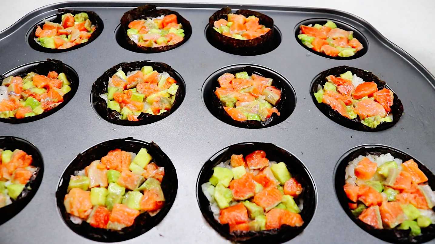 Cupcakes sushi du Nouvel An - Étape 10