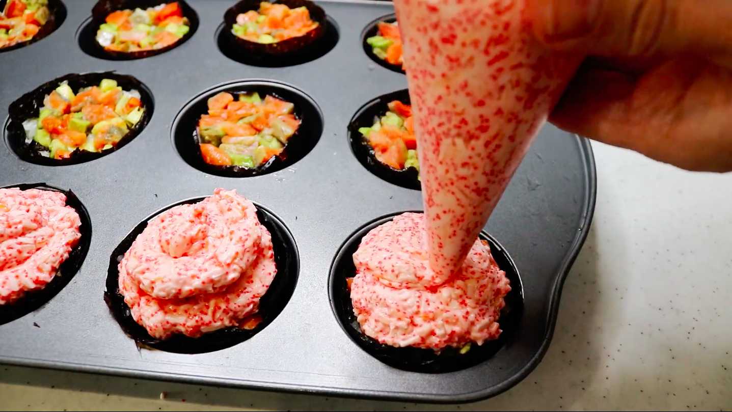 Cupcakes sushi du Nouvel An - Étape 12