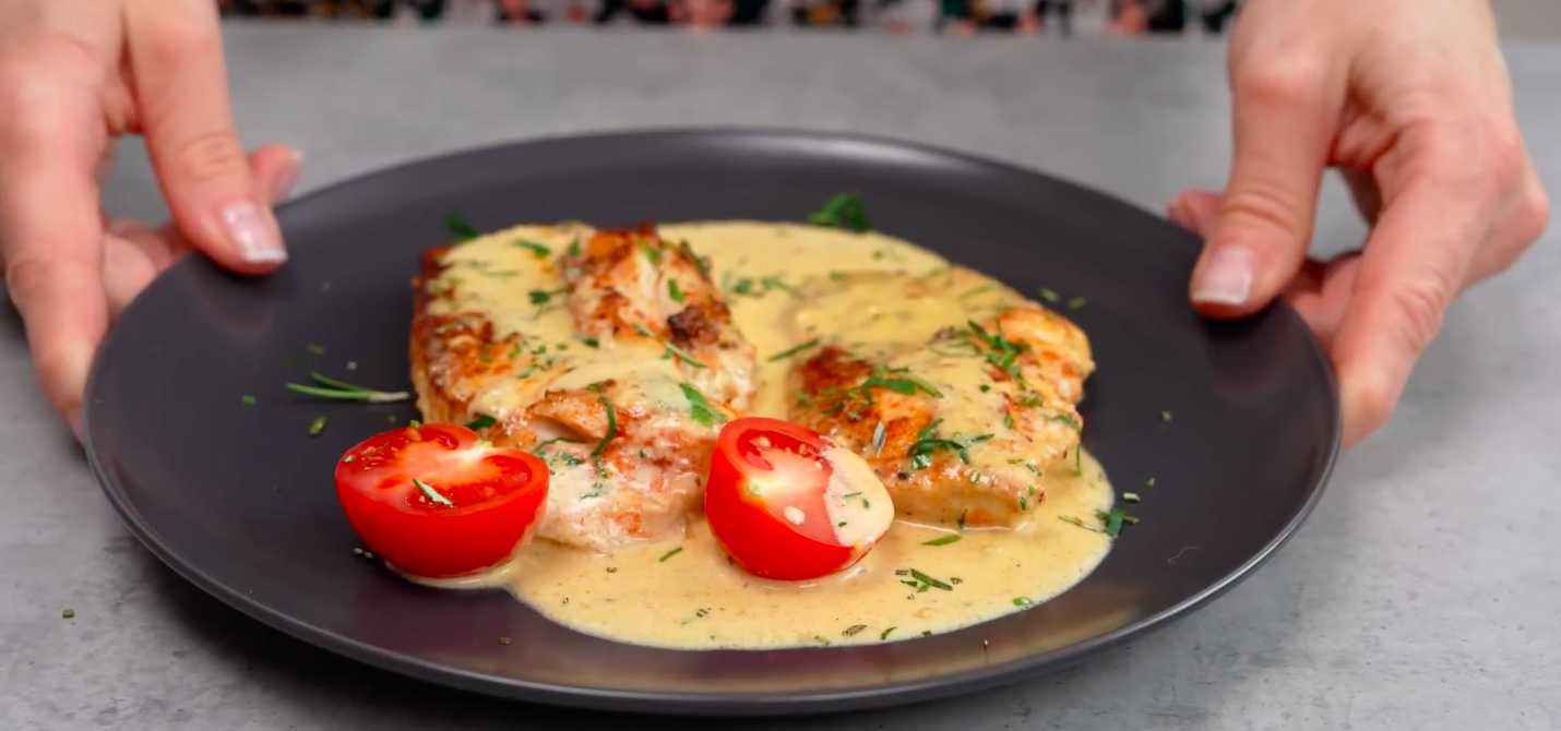 Poulet croustillant à la sauce crémeuse à l'ail et au parmesan - Étape 11