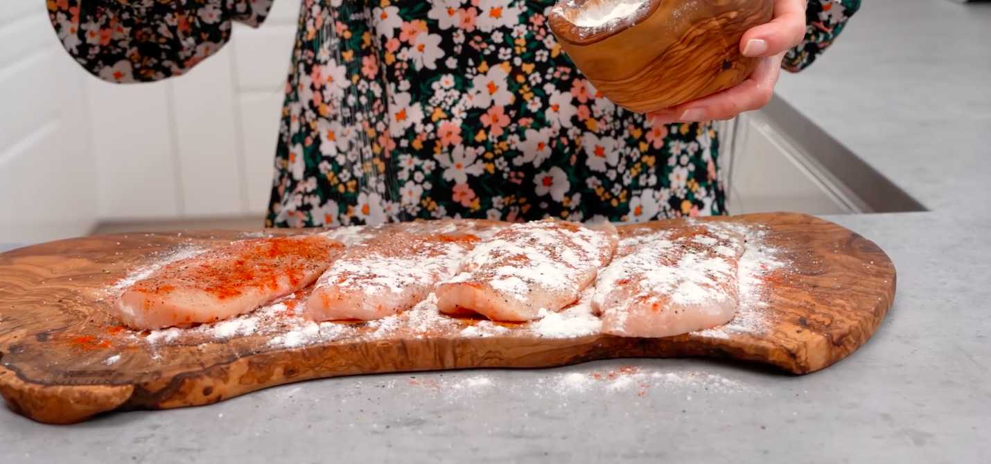 Poulet croustillant à la sauce crémeuse à l'ail et au parmesan - Étape 3