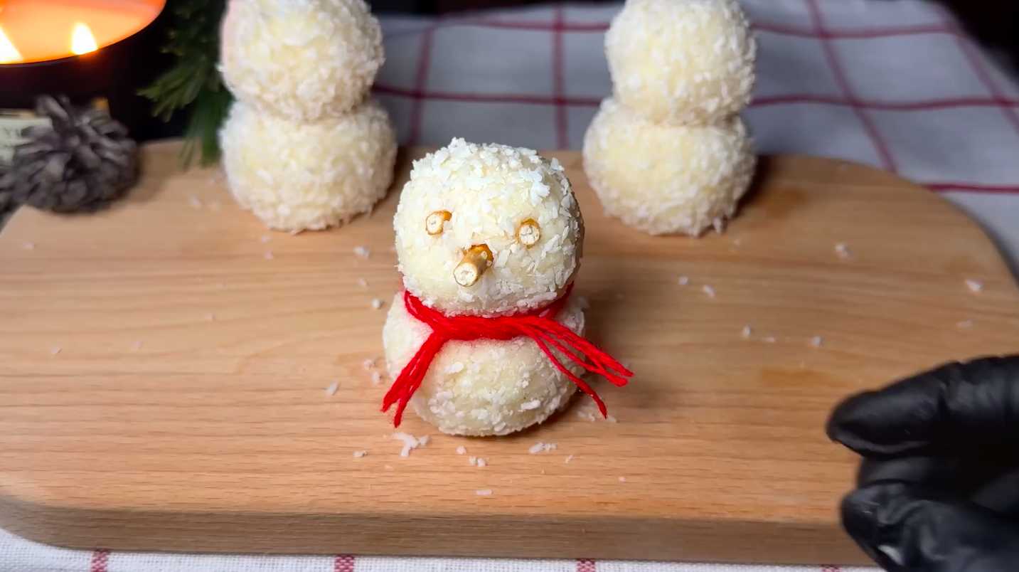 Cupcakes de Noël en forme de bonhomme de neige façon sushi - Étape 6