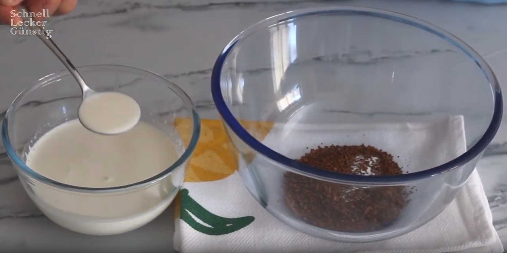 Crème de café rapide - Étape 1