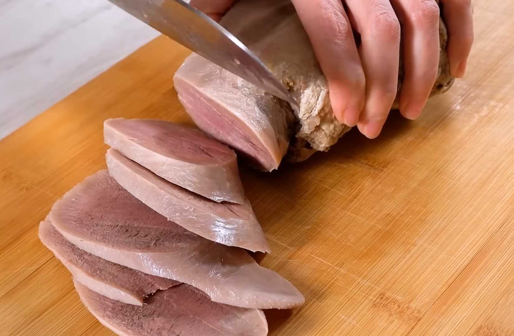 Langue de bœuf aux champignons cuite au four - Étape 4