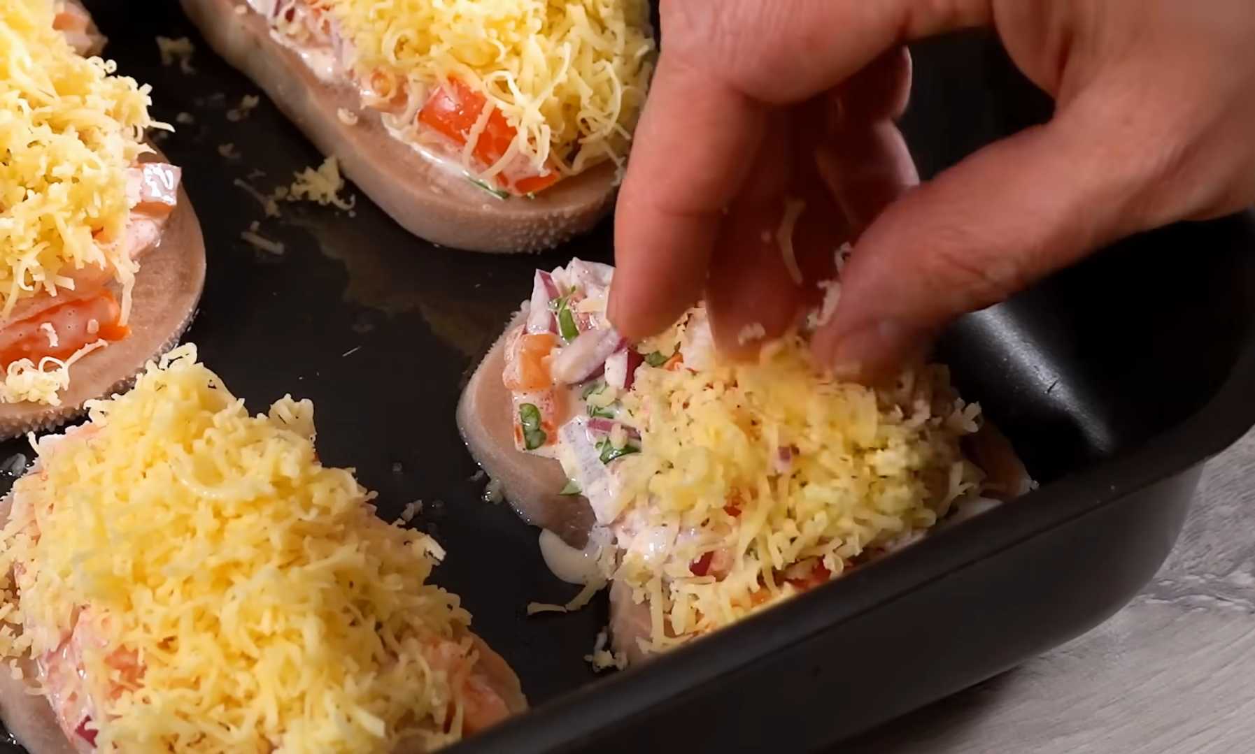 Langue de bœuf aux champignons cuite au four - Étape 8