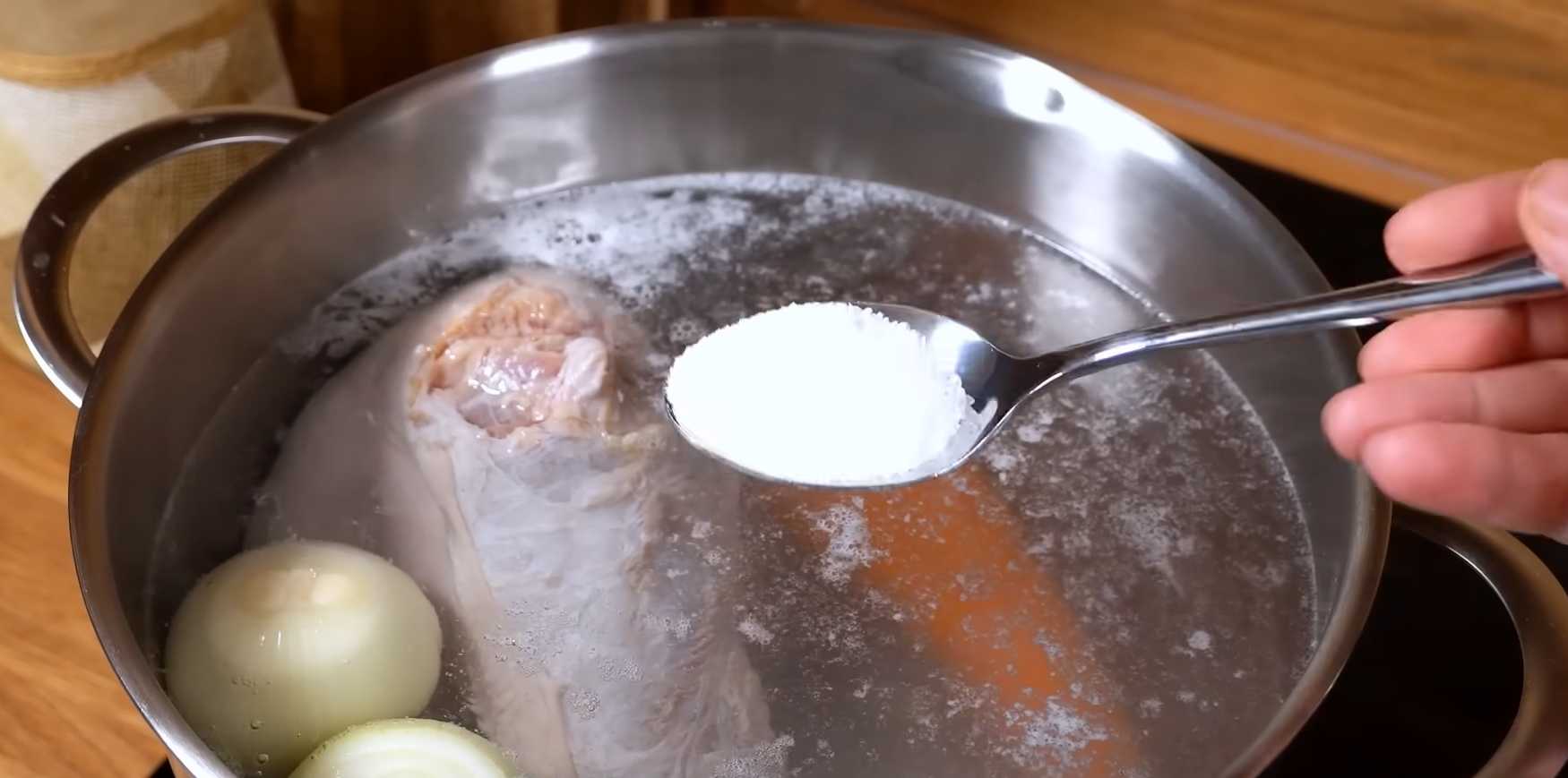 Langue de bœuf aux champignons cuite au four - Étape 2