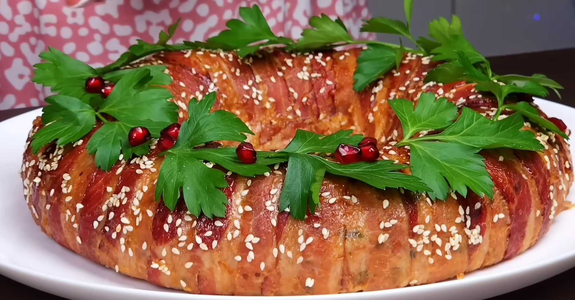 Pain de viande enrobé de bacon, fromage et légumes - Étape 19