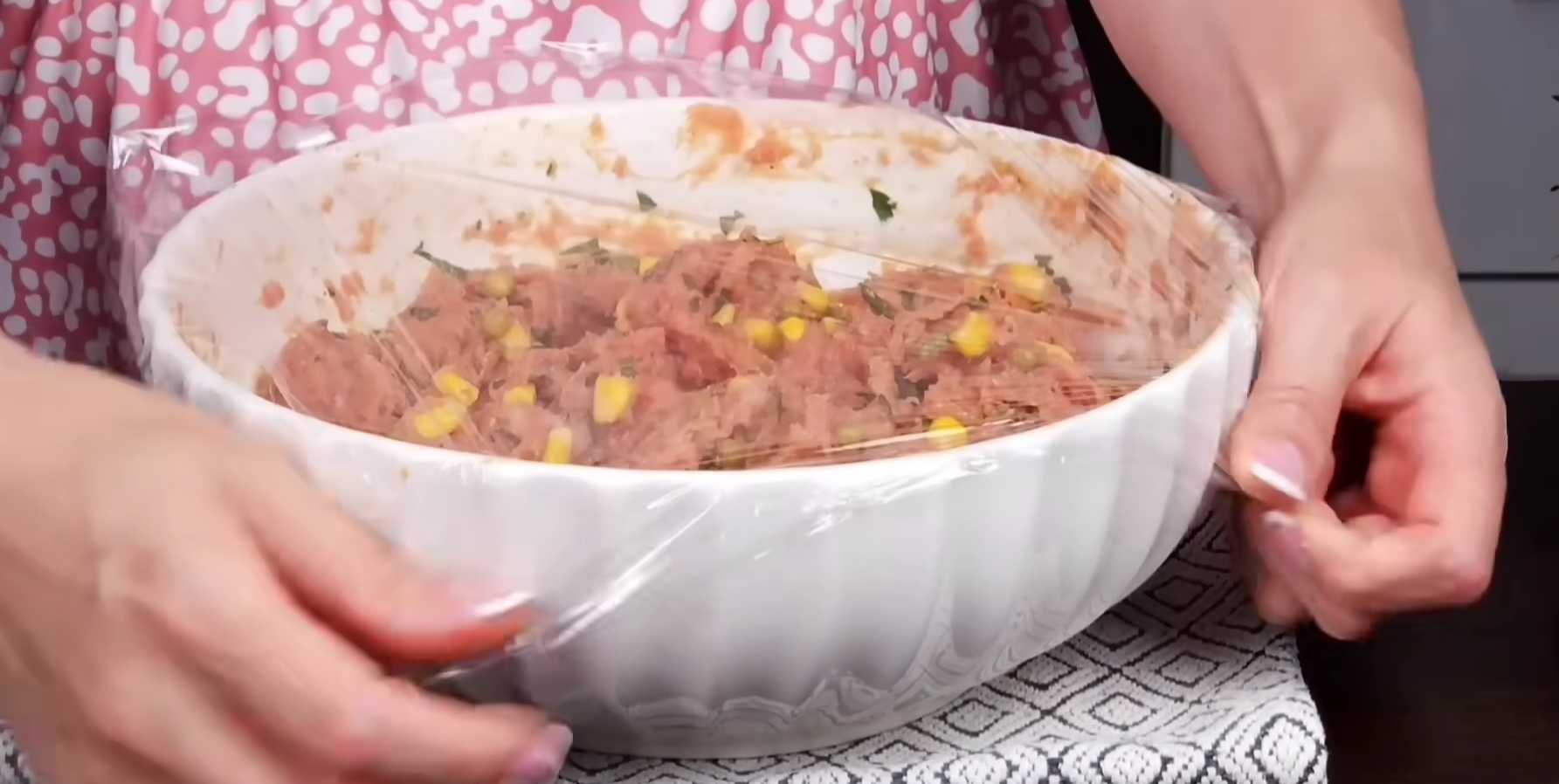 Pain de viande enrobé de bacon, fromage et légumes - Étape 5