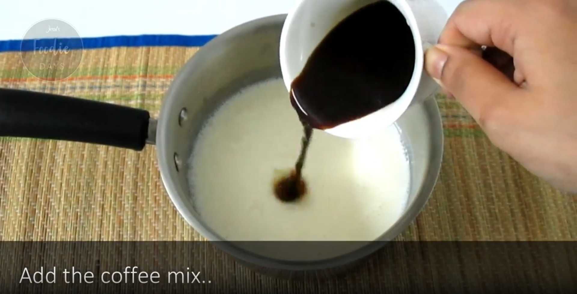 Panna cotta au café - Étape 4