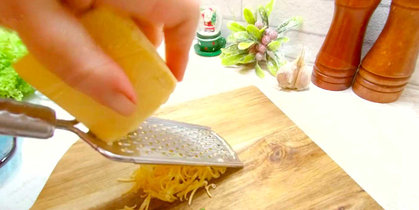 Gâteau de salade de bâtonnets de crabe - Étape 2