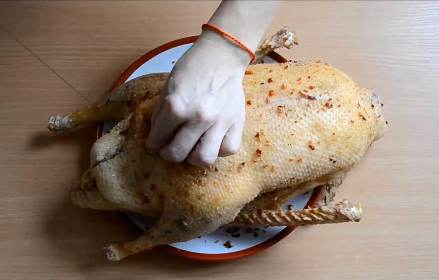 Oie farcie au sarrasin - Étape 4