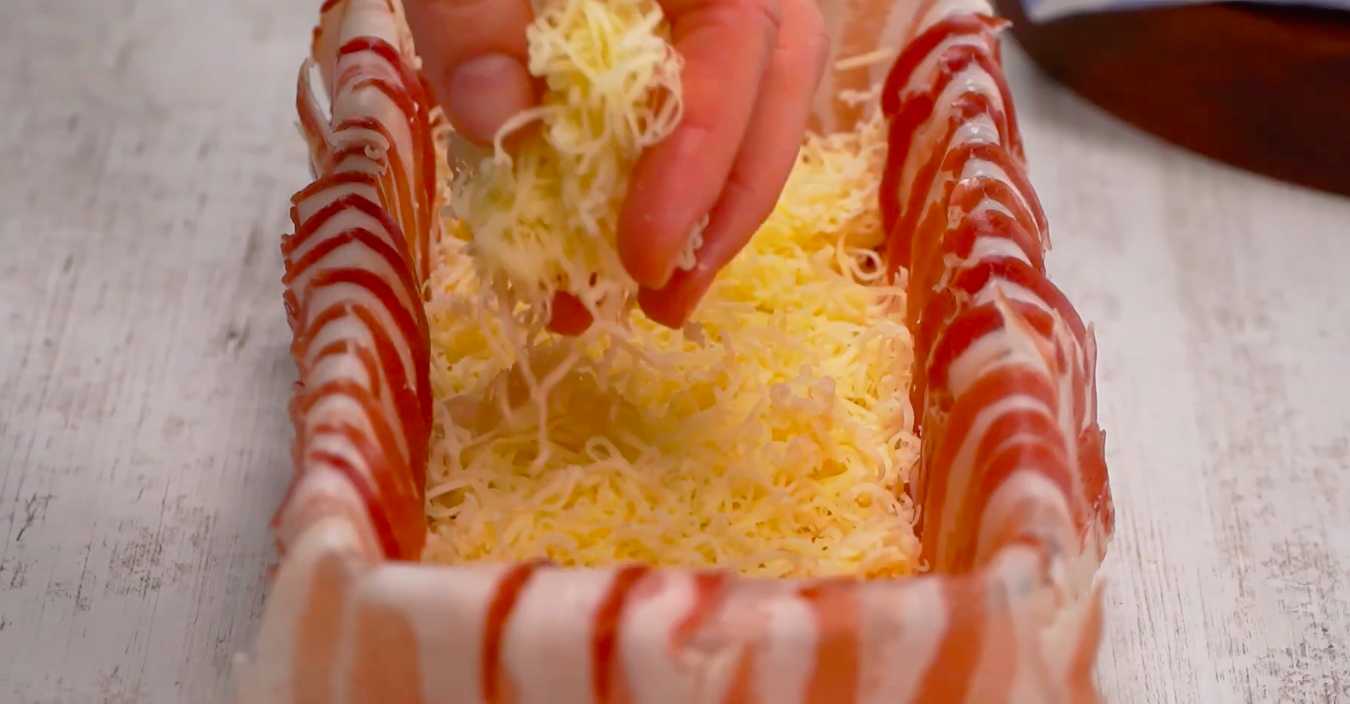 Terrine de poitrine de poulet enrobée de bacon - Étape 3