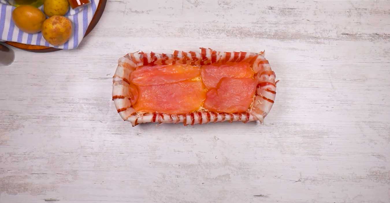 Terrine de poitrine de poulet enrobée de bacon - Étape 5