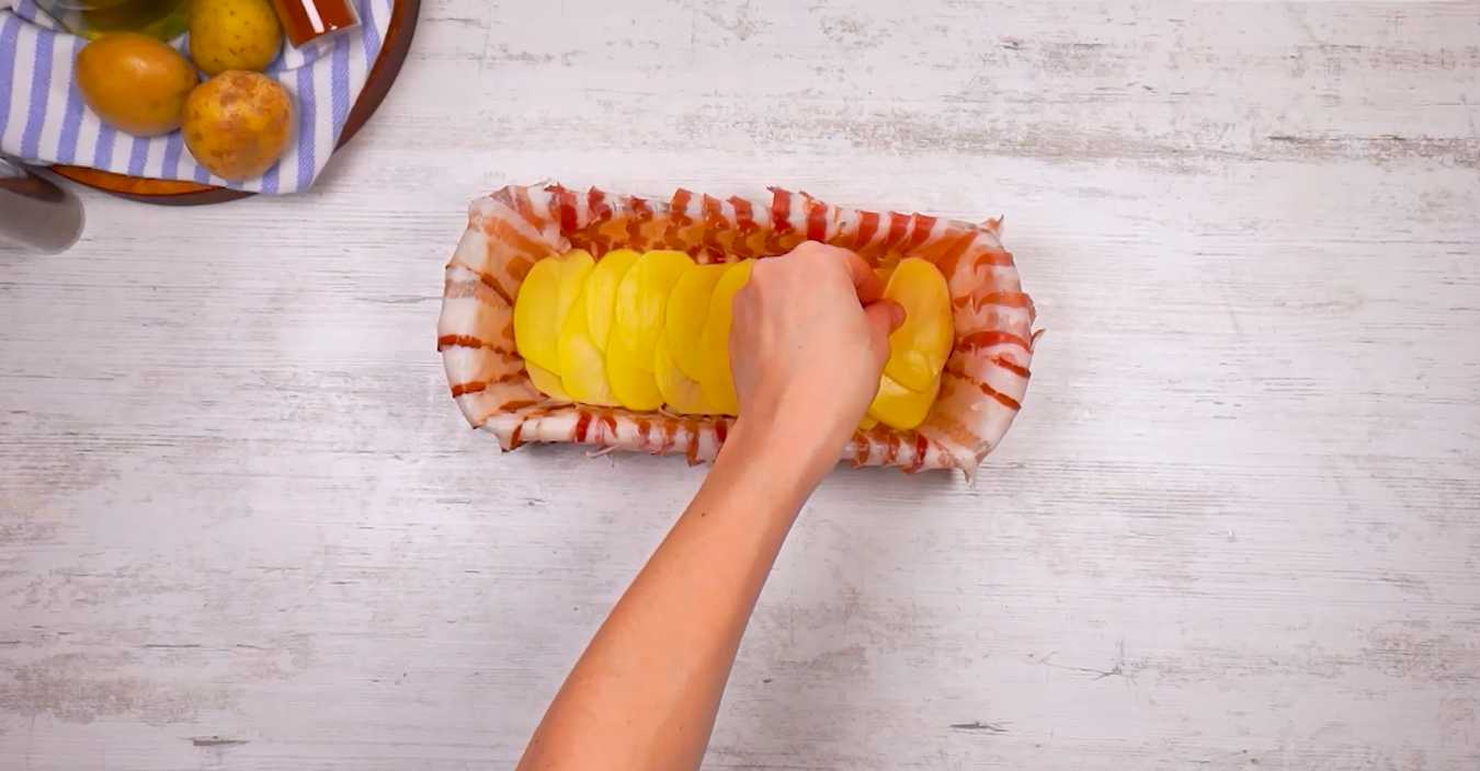 Terrine de poitrine de poulet enrobée de bacon - Étape 2