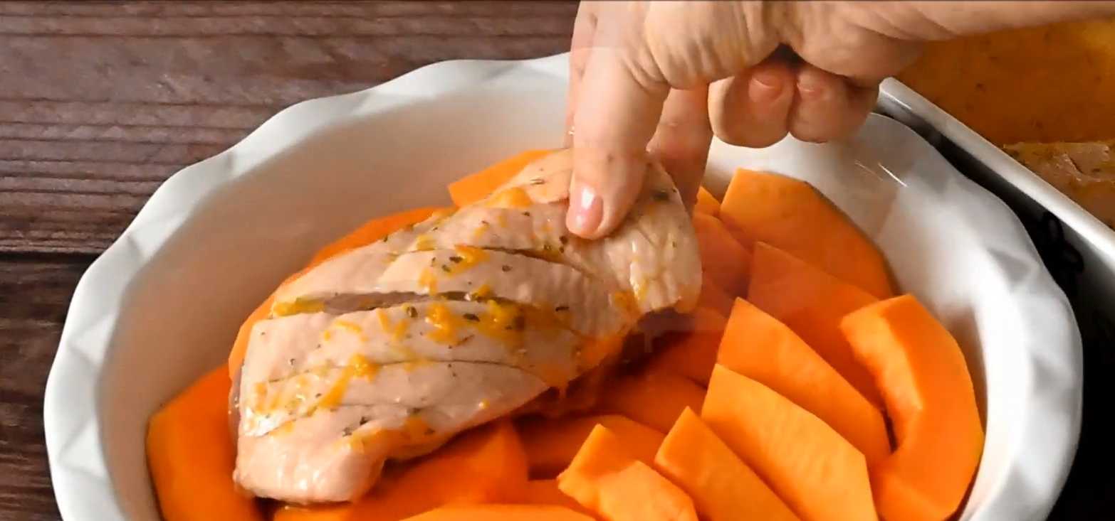 Magret de canard au potiron cuit au four - Étape 6