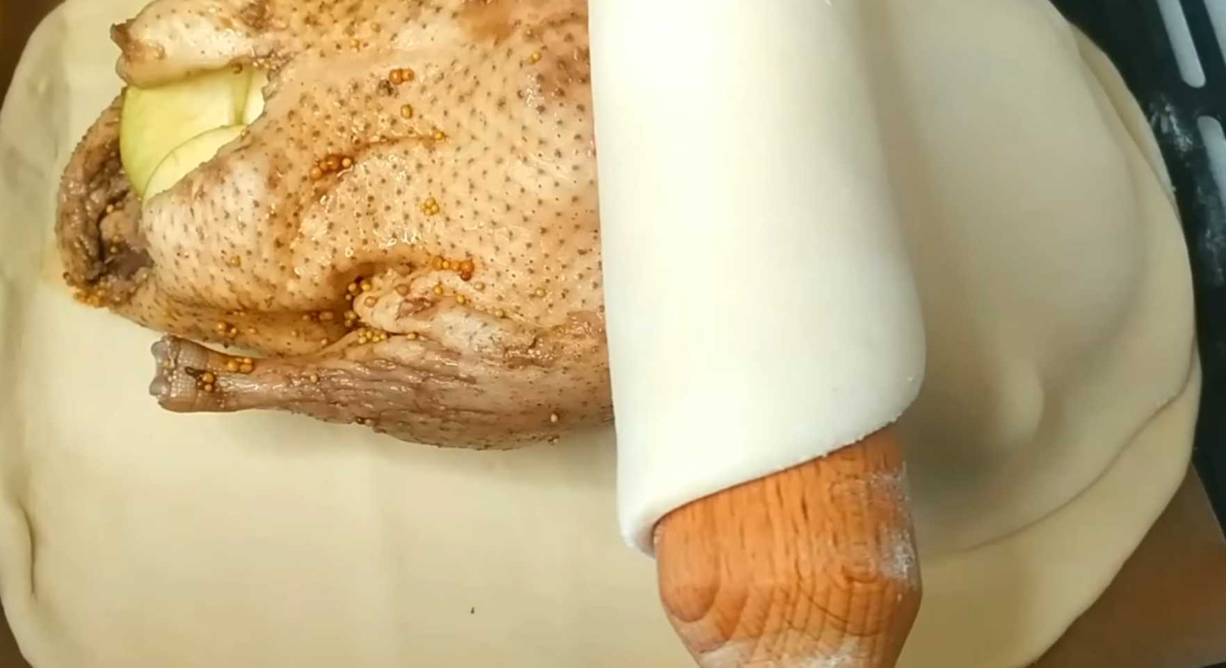 Canard de Noël en pâte - Étape 6