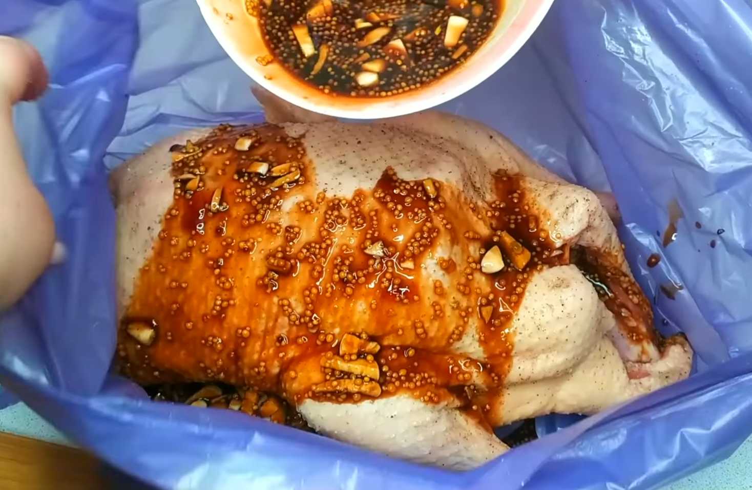 Canard de Noël en pâte - Étape 2