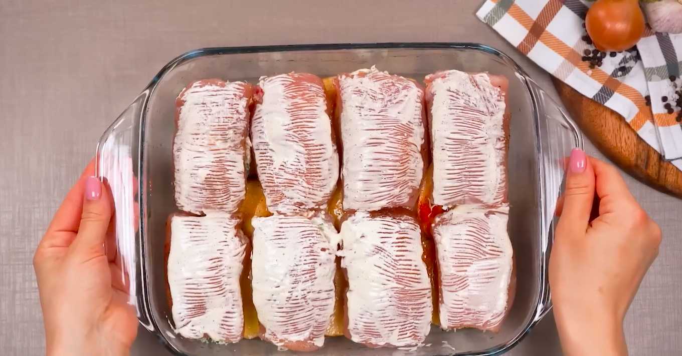 Rouleaux de poitrine de poulet - Étape 14