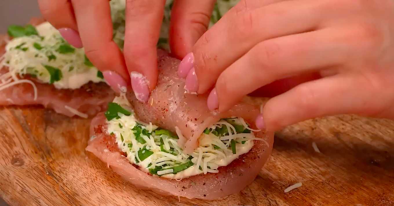 Rouleaux de poitrine de poulet - Étape 12