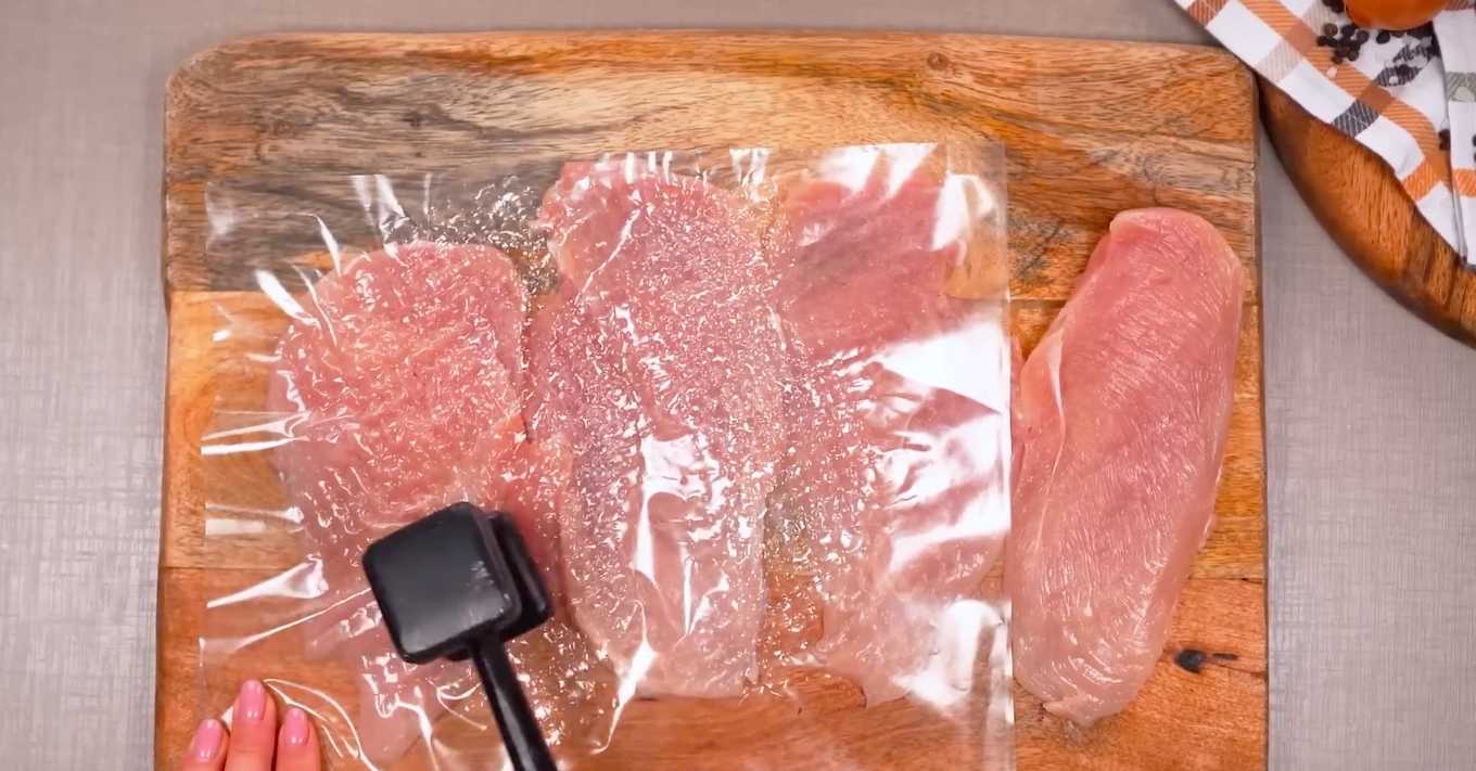 Rouleaux de poitrine de poulet - Étape 5