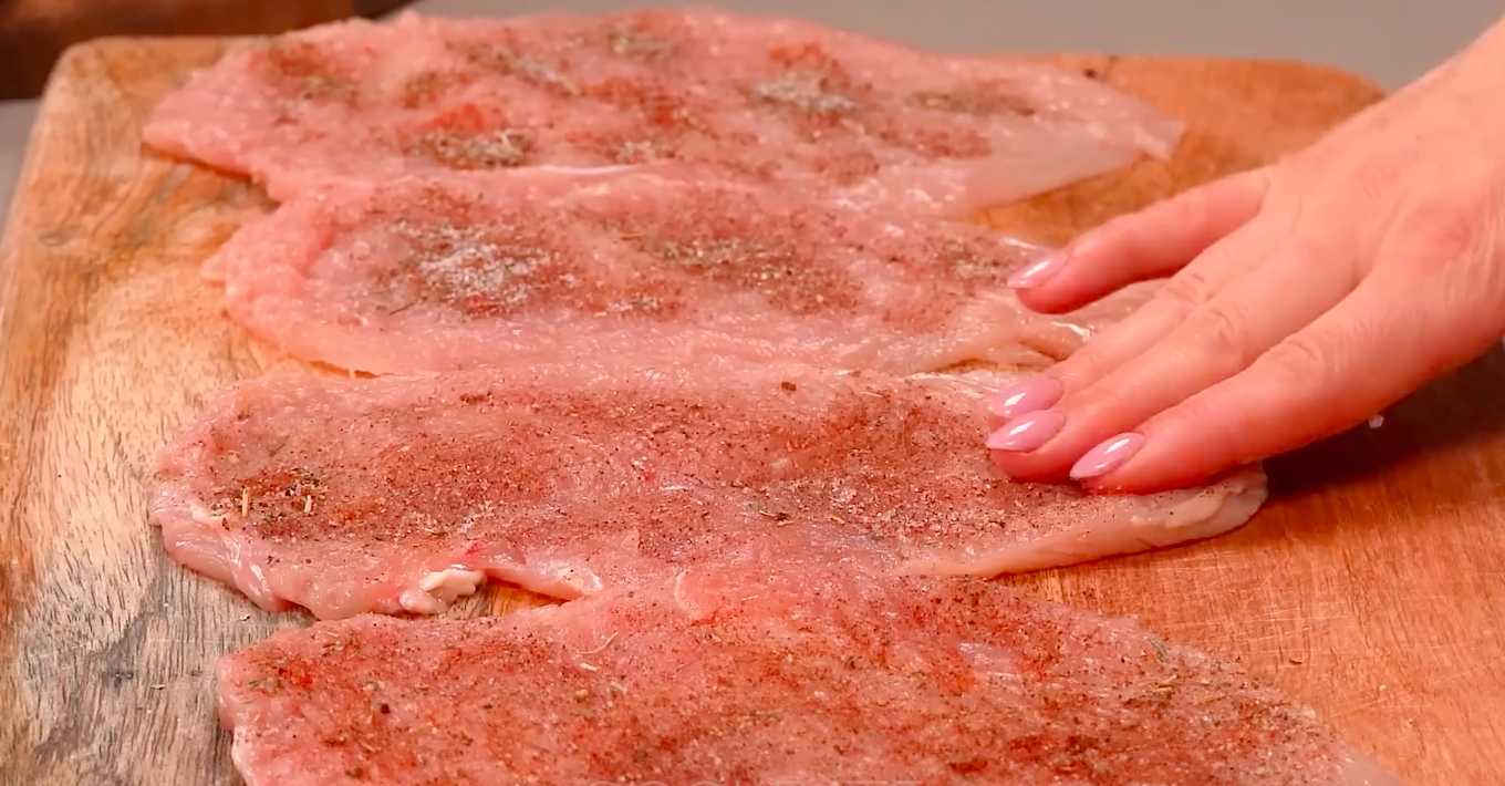 Rouleaux de poitrine de poulet - Étape 6