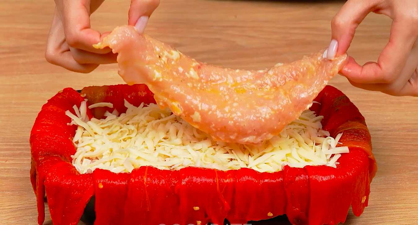 Terrine de poulet et poivrons - Étape 10