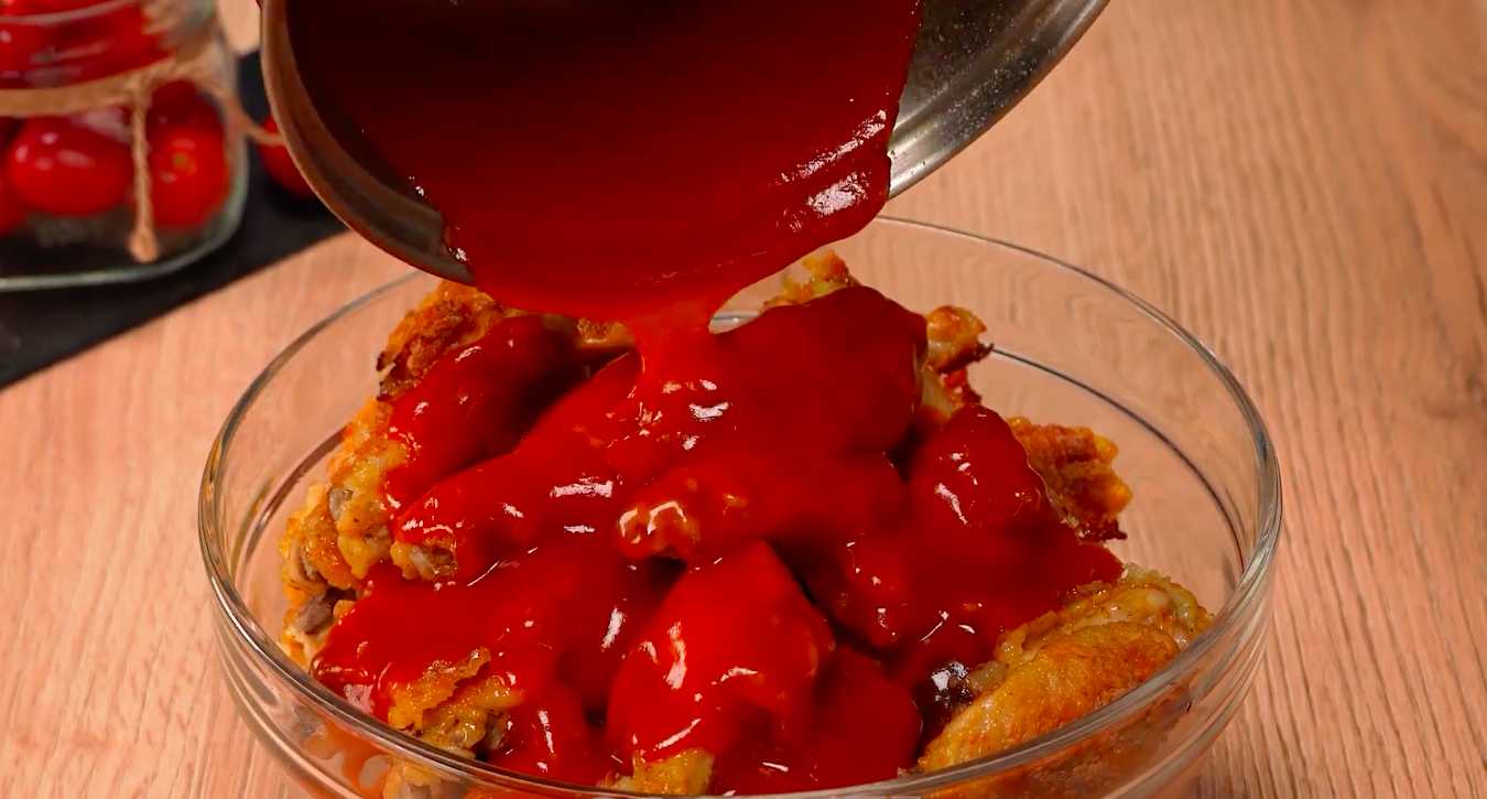 Ailes de poulet à la sauce tomate-orange - Étape 8