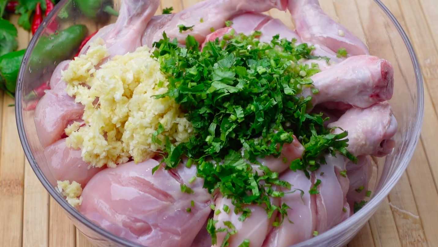 Cuisses de poulet épicées - Étape 2