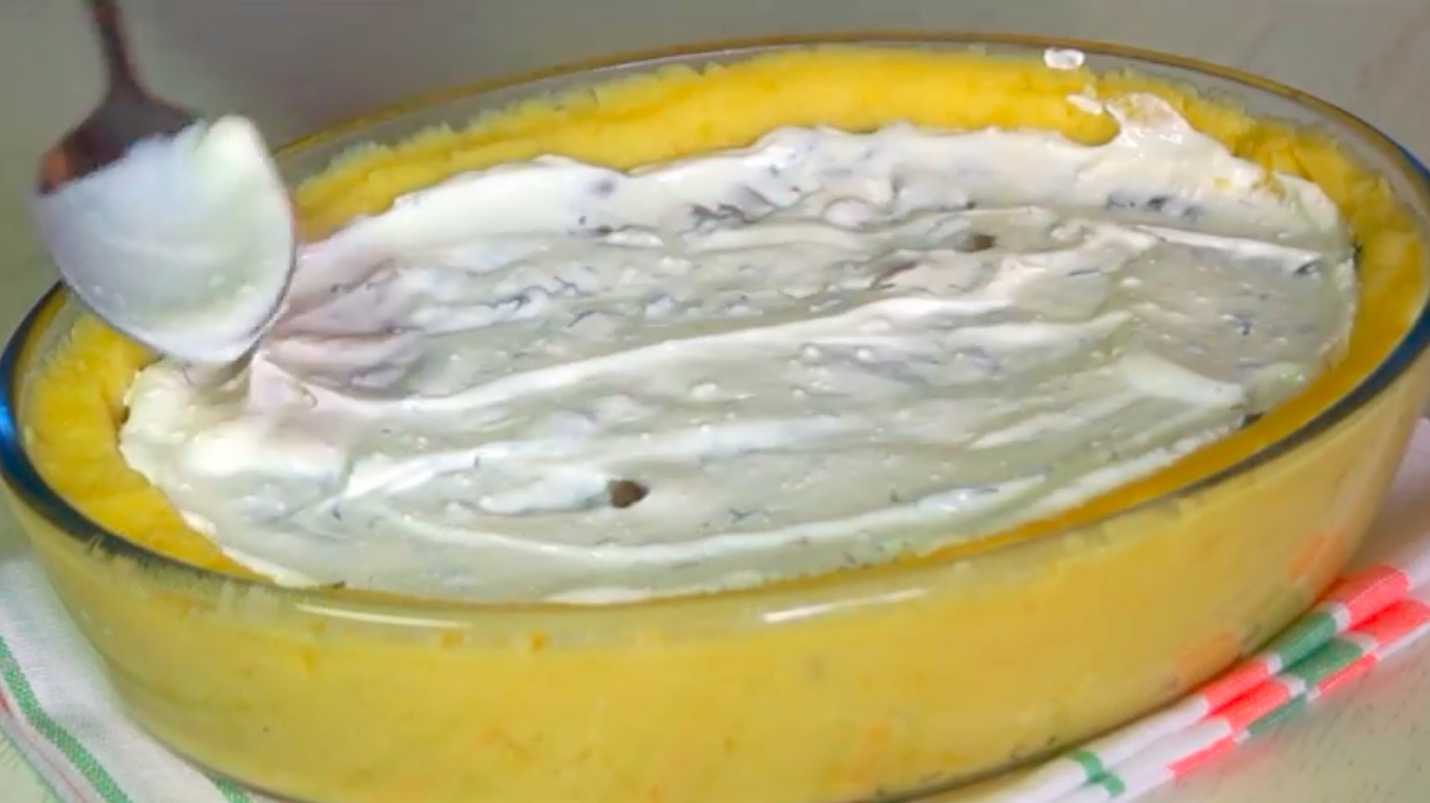 Gratin de purée de pommes de terre et de champignons - Étape 7