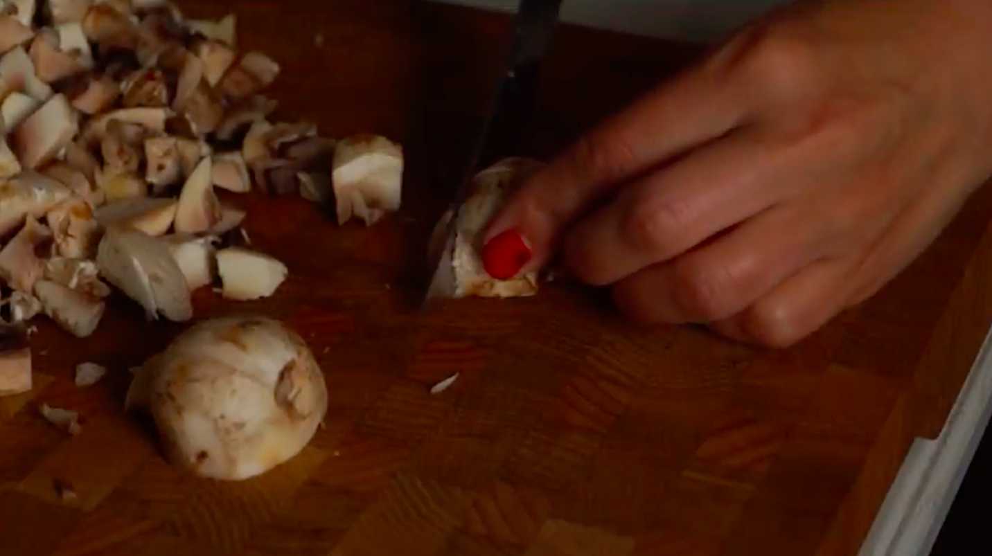 Gratin de purée de pommes de terre et de champignons - Étape 2