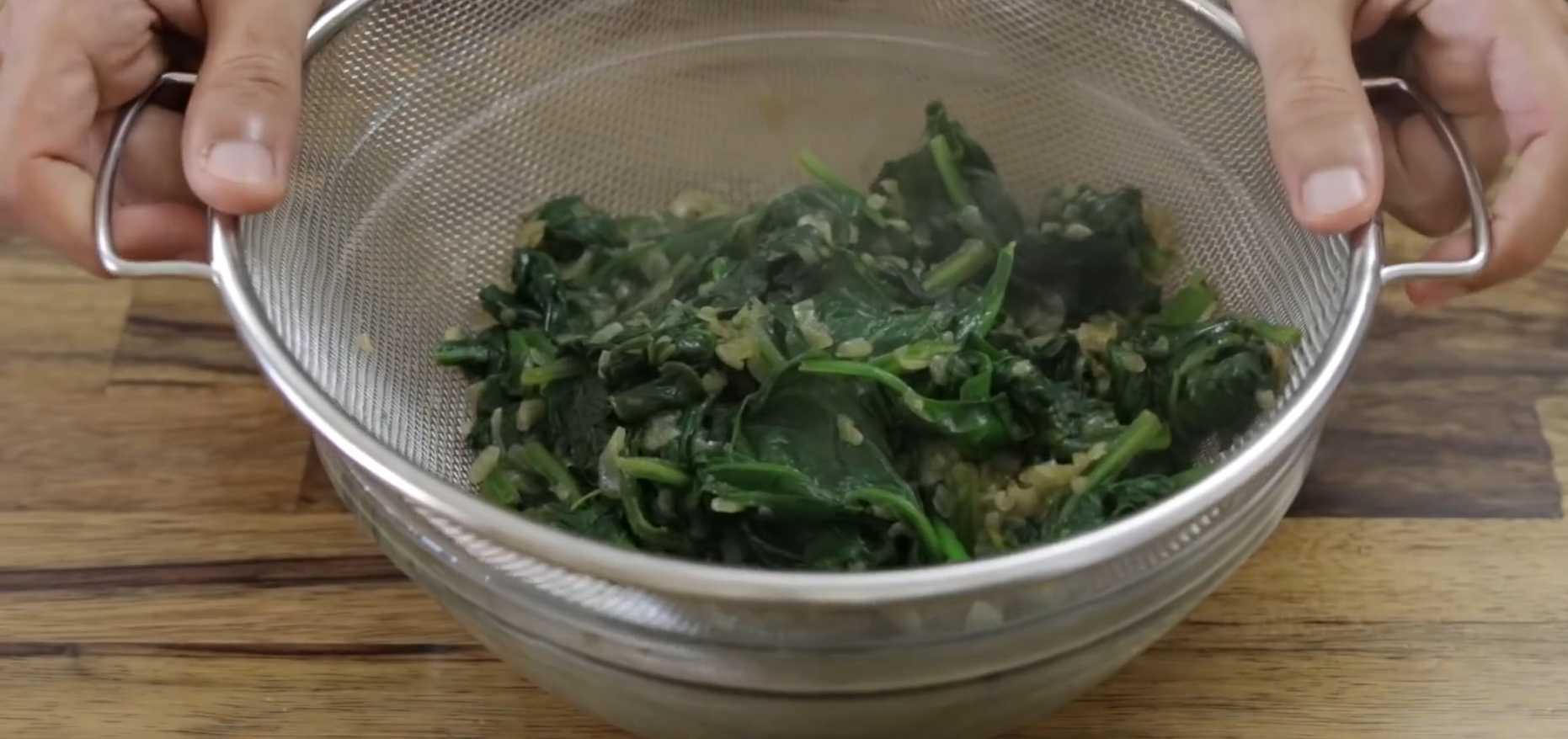 Escargots au fromage et aux épinards - Étape 4