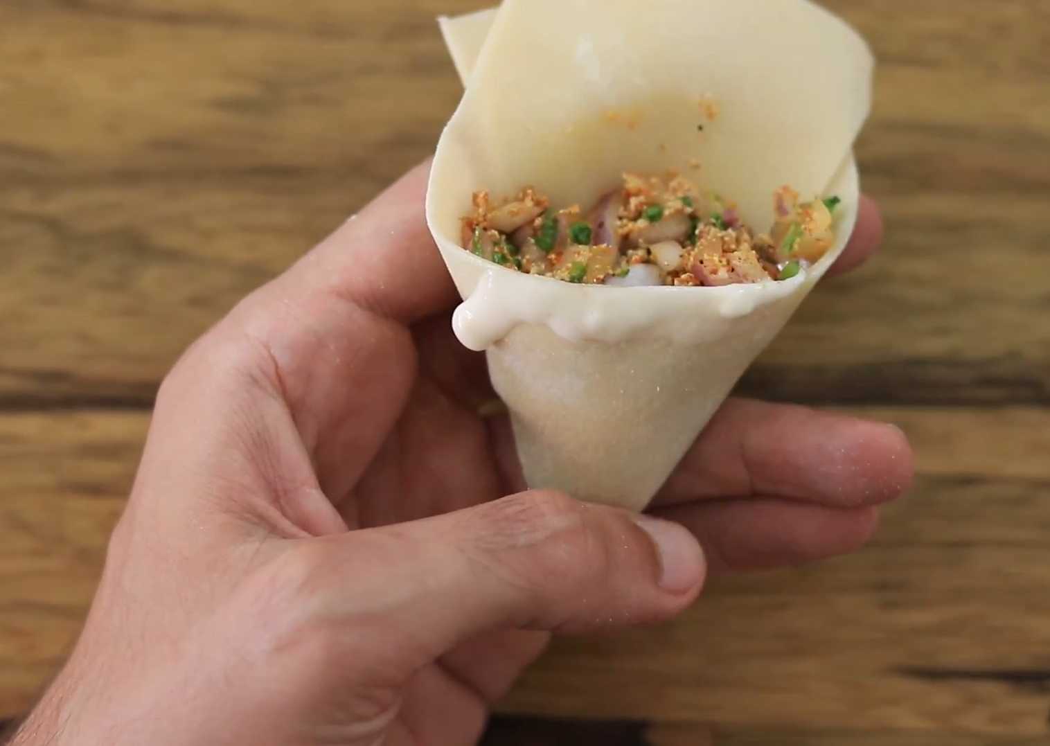 Samoussas aux oignons - Étape 17